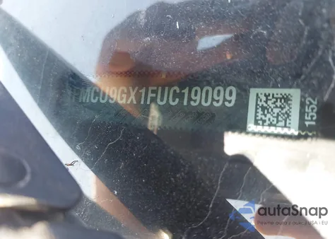 2015 Ford Escape Se from USA, damaged, VIN 1FMCU9GX1FUC19099